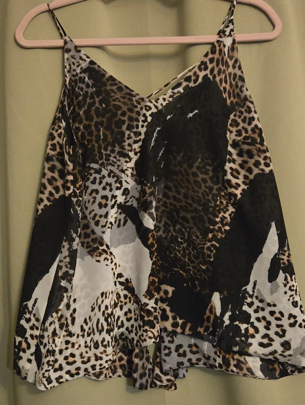 bebe Leopard-Print Circle Skirt in Brown and Black